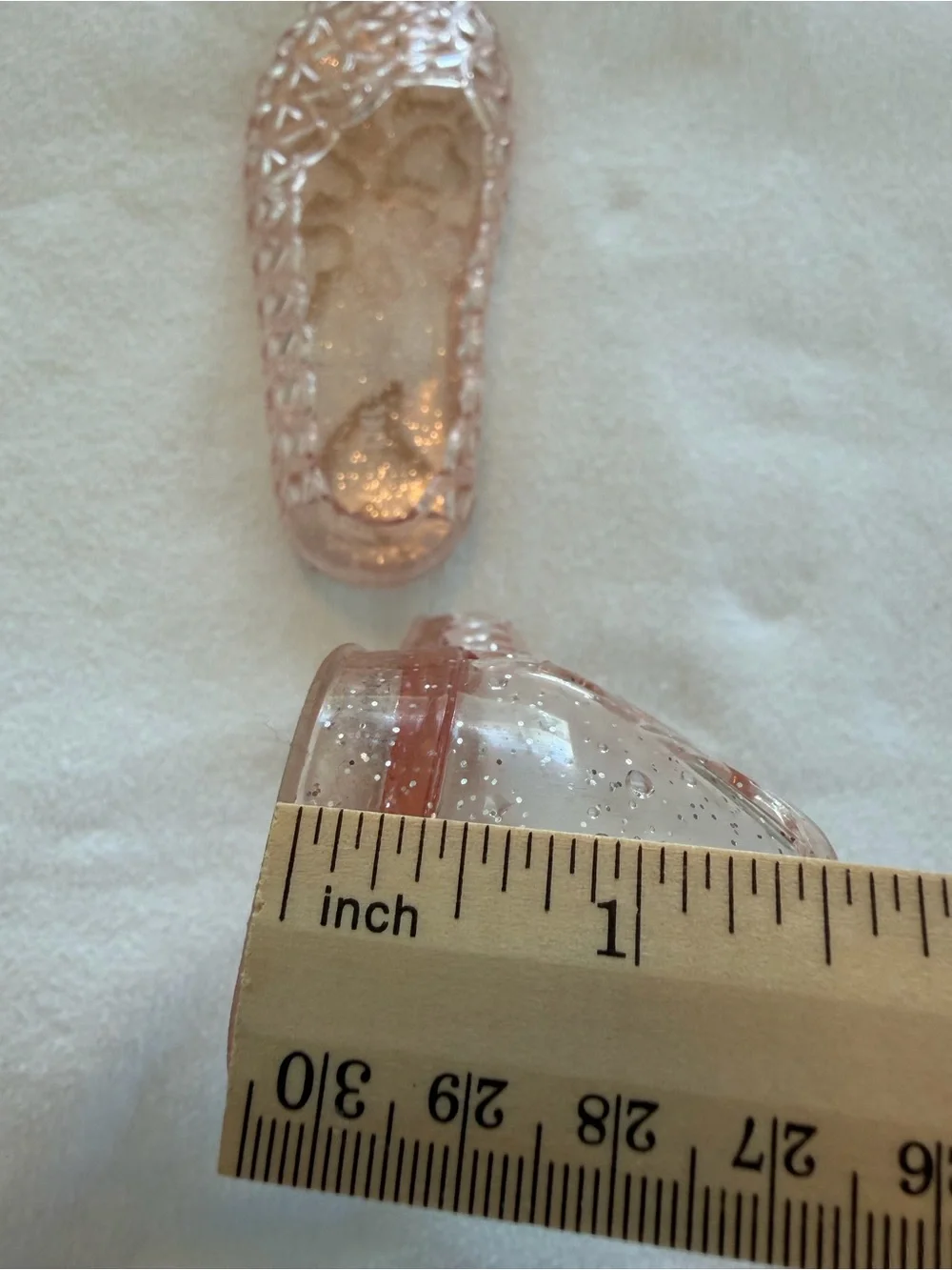 Del Sol Color Changing Glitter Jelly Ballet Flats Toddler 9 Clear to Pink Summer